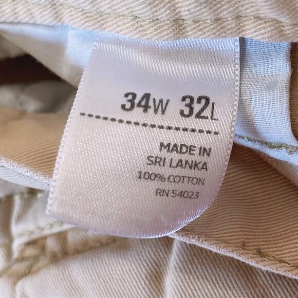 Old Navy Tan Loose Cargo Pants Multiple Functional Pockets | 34W/32L - Picture 10 of 16